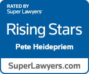 Rated By Super Lawyers Rising Stars Pete Heidepriem
